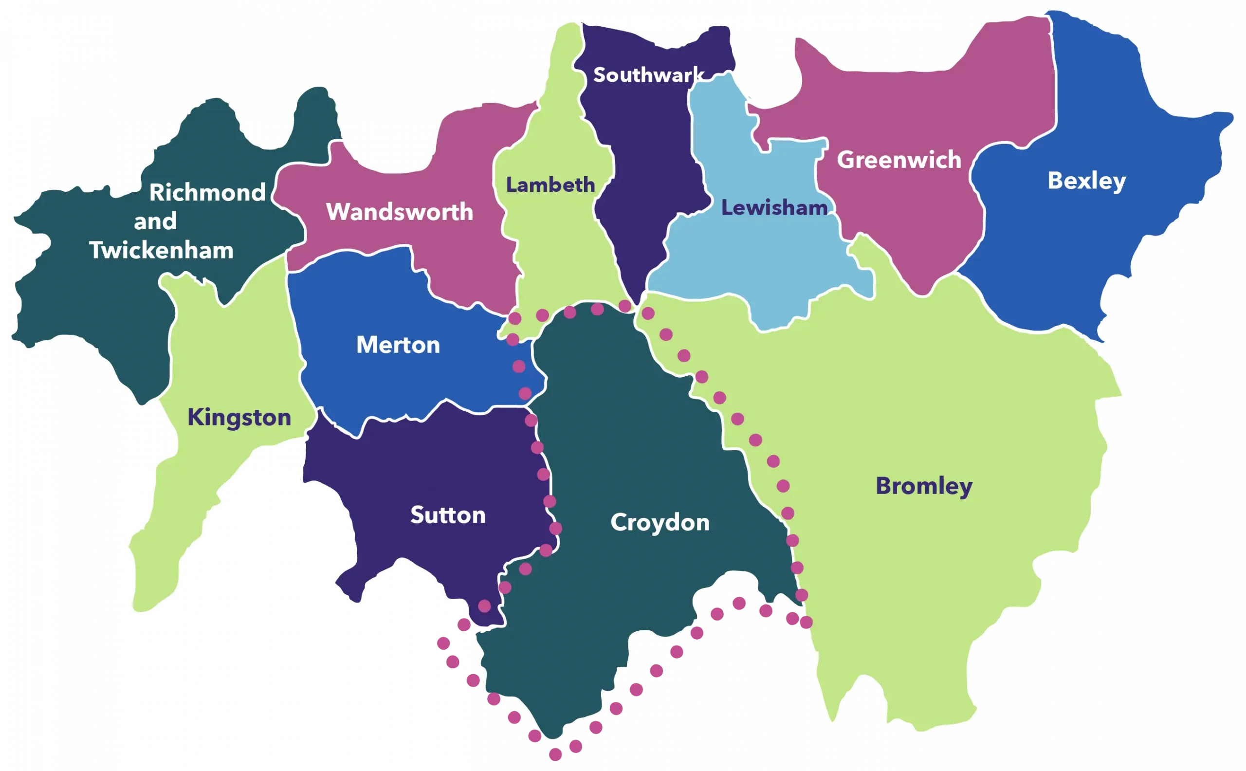 Croydon Virtual Ward Map