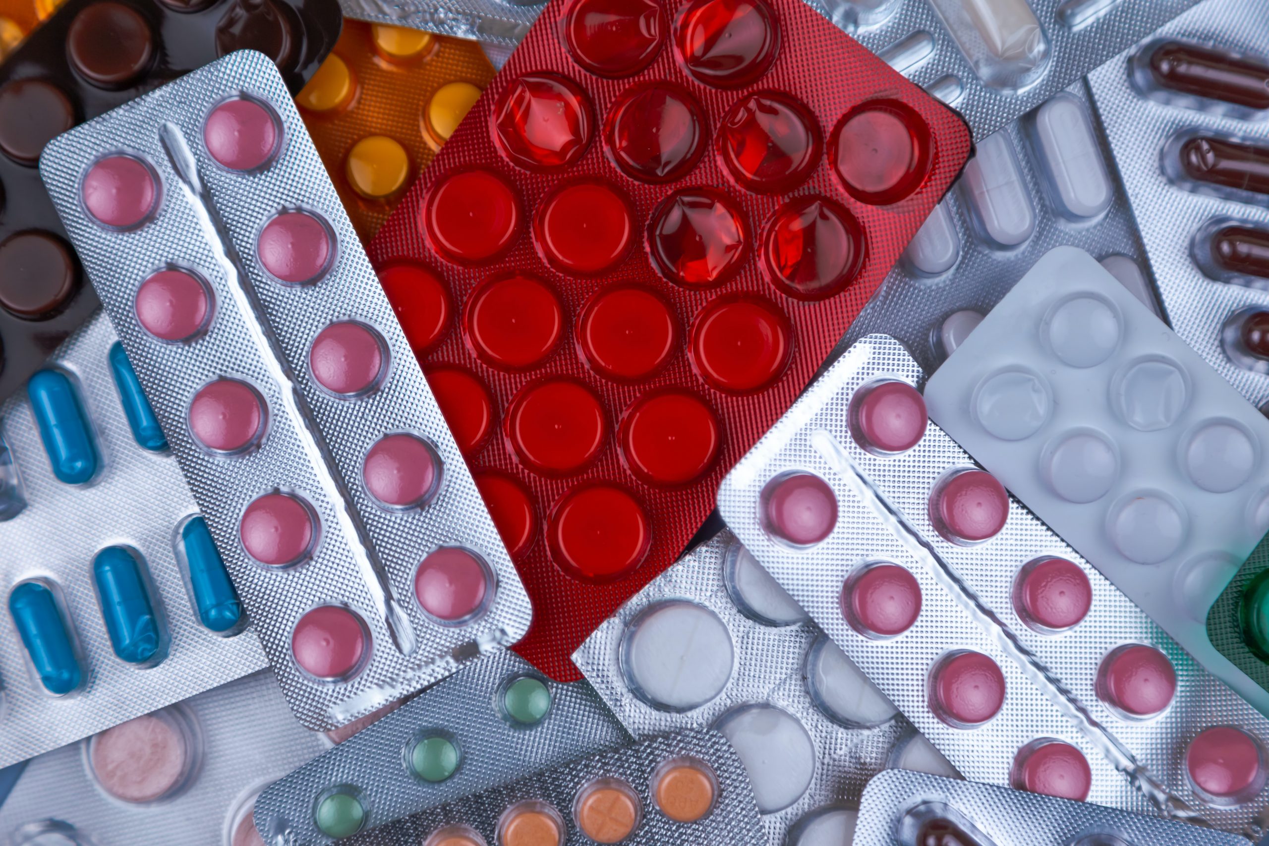 Blister packs of medicines