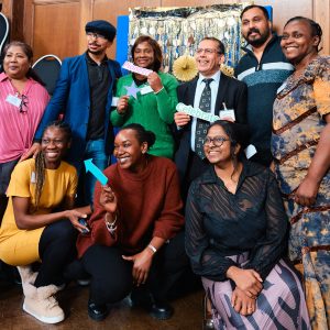 A group of South London Care Home Pioneers at a graduation event at St Thomas's Hospital in March 2025.